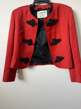 Vintage Jager Bolero Blazer Wool